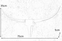 Invicta Interior poroże BULL 75 cm - ozdoba dekoracja ścienna dekoracyjne poroże wykonane z aluminium z lśniącym wykończeniem Invicta Interior poroże BULL 75 cm - ozdoba dekoracja ścienna dekoracyjne poroże wykonane z aluminium z lśniącym wykończeniem