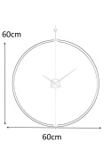 ZEGAR ŚCIENNY okrągły DOBLE RING 60 OBRĘCZ stal WSKAZÓWKI drewniane MOSIĘŻNE elementy King Home ZEGAR ŚCIENNY okrągły DOBLE RING 60 OBRĘCZ stal WSKAZÓWKI drewniane MOSIĘŻNE elementy King Home