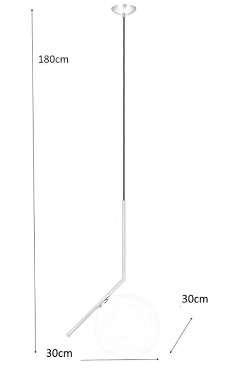 King Home Lampa wisząca HALM 20 czarna mat metal - klosz szkło biały kula G9 do domu lokalu hotelu King Home Lampa wisząca HALM 20 czarna mat metal - klosz szkło biały kula G9 do domu lokalu hotelu