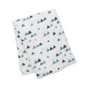 Lulujo Lulujo Kocyk Bambusowy Navy Triangles Lulujo Lulujo Kocyk Bambusowy Navy Triangles