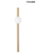 LAMPA WISZĄCA SUFITOWA LED LIBRA 60 ON ZŁOTA STAL NIERDZEWNA KLOSZ BIAŁY SZKLANY Moosee MOOSEE LAMPA WISZĄCA SUFITOWA LED LIBRA 60 ON ZŁOTA STAL NIERDZEWNA KLOSZ BIAŁY SZKLANY Moosee MOOSEE
