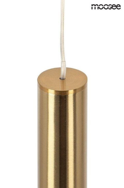 LAMPA WISZĄCA SUFITOWA LED LIBRA 60 ON ZŁOTA STAL NIERDZEWNA KLOSZ BIAŁY SZKLANY Moosee MOOSEE LAMPA WISZĄCA SUFITOWA LED LIBRA 60 ON ZŁOTA STAL NIERDZEWNA KLOSZ BIAŁY SZKLANY Moosee MOOSEE
