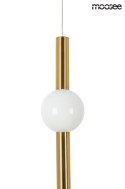 LAMPA WISZĄCA SUFITOWA LED LIBRA 60 ON ZŁOTA STAL NIERDZEWNA KLOSZ BIAŁY SZKLANY Moosee MOOSEE LAMPA WISZĄCA SUFITOWA LED LIBRA 60 ON ZŁOTA STAL NIERDZEWNA KLOSZ BIAŁY SZKLANY Moosee MOOSEE