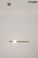 LAMPA WISZĄCA SUFITOWA LED LIBRA 60 ON ZŁOTA STAL NIERDZEWNA KLOSZ BIAŁY SZKLANY Moosee MOOSEE LAMPA WISZĄCA SUFITOWA LED LIBRA 60 ON ZŁOTA STAL NIERDZEWNA KLOSZ BIAŁY SZKLANY Moosee MOOSEE