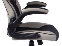 SIGNAL FOTEL OBROTOWY Q-372 CZARNY/BEŻOWY - krzesło biurowe do biurka, ekoskóra, TILT, fotel gabinetowy, gamingowy Gamingowe