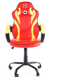 SIGNAL FOTEL OBROTOWY SPAIN - krzesło biurowe do biurka, ekoskóra, TILT, fotel młodzieżowy, kółka kauczukowe gamingowy Gamingowe