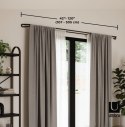 UMBRA karnisz MIDNIGHT 107 - 305 cm matowy / czarny UMBRA karnisz MIDNIGHT 107 - 305 cm matowy / czarny