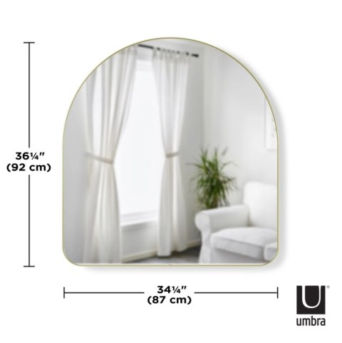 Umbra UMBRA lustro łukowe HUBBY 86 x 91 cm złote Umbra UMBRA lustro łukowe HUBBY 86 x 91 cm złote