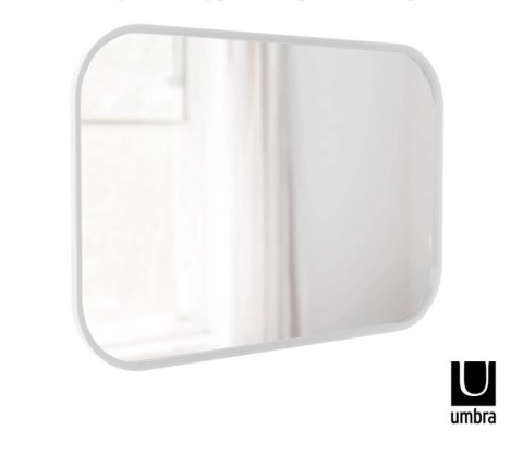 Umbra UMBRA lustro prostokątne HUB 61 x 91 cm białe Umbra UMBRA lustro prostokątne HUB 61 x 91 cm białe