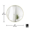 Umbra UMBRA lustro ścienne HUBBA 61 cm złote Umbra UMBRA lustro ścienne HUBBA 61 cm złote