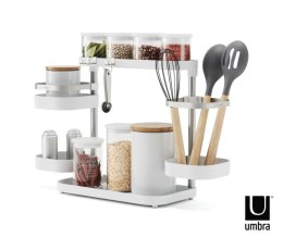 Umbra UMBRA organizer kuchenny HOLSTER biało / niklowany na przyprawy i akcesoria