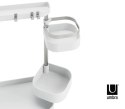 Umbra UMBRA organizer kuchenny HOLSTER biało / niklowany na przyprawy i akcesoria Umbra UMBRA organizer kuchenny HOLSTER biało / niklowany na przyprawy i akcesoria