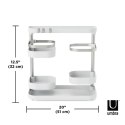 Umbra UMBRA organizer kuchenny HOLSTER biało / niklowany na przyprawy i akcesoria Umbra UMBRA organizer kuchenny HOLSTER biało / niklowany na przyprawy i akcesoria