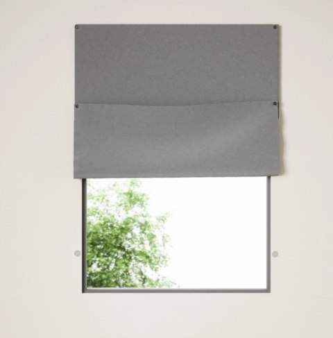 Umbra UMBRA panel zaciemniający NIGHTFALL 142 - 122 cm ciemno szary Umbra UMBRA panel zaciemniający NIGHTFALL 142 - 122 cm ciemno szary