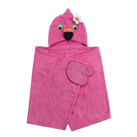 Zoocchini Zoocchini Ręcznik Z Kapturem Flaming Zoocchini Zoocchini Ręcznik Z Kapturem Flaming