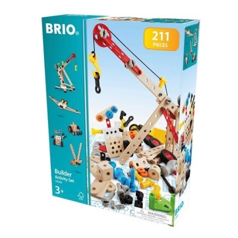 BRIO BRIO Builder Zestaw Majsterkowicza 211 el. BRIO BRIO Builder Zestaw Majsterkowicza 211 el.
