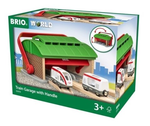 BRIO BRIO World Garaż dla Pociągów z Rączką BRIO BRIO World Garaż dla Pociągów z Rączką