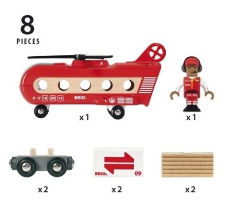 BRIO BRIO World Helikopter Transportowy BRIO BRIO World Helikopter Transportowy