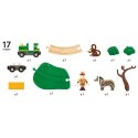 BRIO BRIO World Kolejka Drewniana Safari 17el.