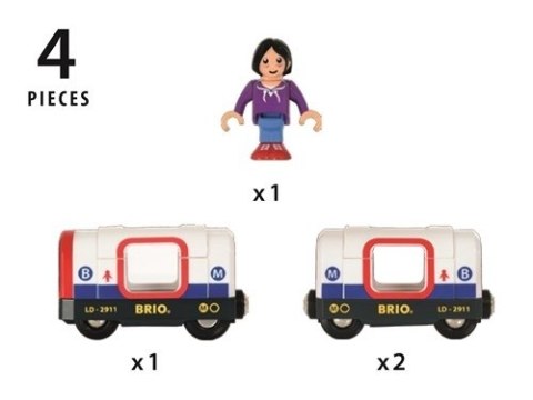 BRIO BRIO World Metro - Światła i Dźwięk BRIO BRIO World Metro - Światła i Dźwięk