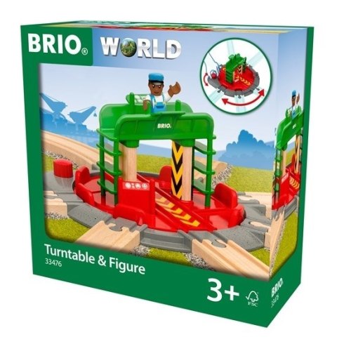 BRIO BRIO World Obrotnica Kolejowa Z Figurką BRIO BRIO World Obrotnica Kolejowa Z Figurką