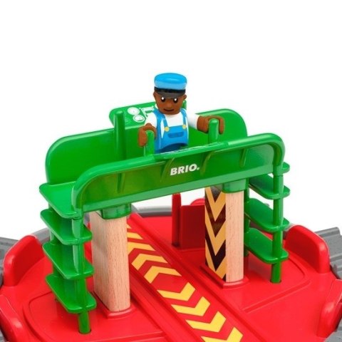 BRIO BRIO World Obrotnica Kolejowa Z Figurką BRIO BRIO World Obrotnica Kolejowa Z Figurką