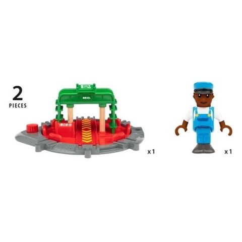 BRIO BRIO World Obrotnica Kolejowa Z Figurką BRIO BRIO World Obrotnica Kolejowa Z Figurką