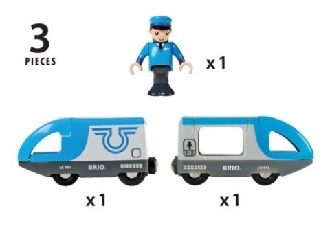 BRIO BRIO World Pociąg Pasażerski Na Baterie BRIO BRIO World Pociąg Pasażerski Na Baterie