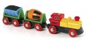 BRIO BRIO World Pociąg na Baterie z Betoniarką