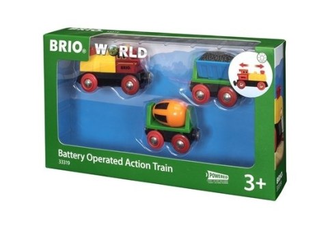 BRIO BRIO World Pociąg na Baterie z Betoniarką BRIO BRIO World Pociąg na Baterie z Betoniarką