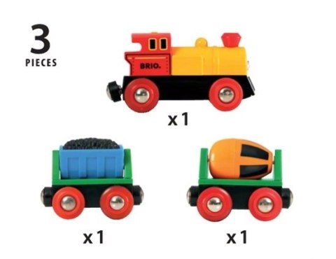 BRIO BRIO World Pociąg na Baterie z Betoniarką BRIO BRIO World Pociąg na Baterie z Betoniarką
