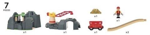 BRIO BRIO World Tunel Górski z Dźwigiem BRIO BRIO World Tunel Górski z Dźwigiem
