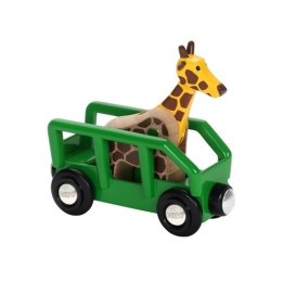 BRIO BRIO World Wagon z Żyrafą Safari