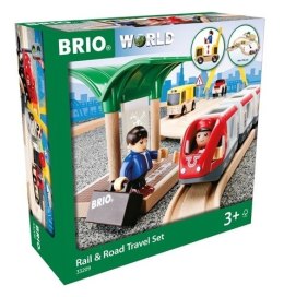 BRIO BRIO World Zestaw Drogowo-kolejowy