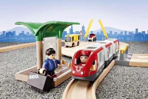 BRIO BRIO World Zestaw Drogowo-kolejowy BRIO BRIO World Zestaw Drogowo-kolejowy