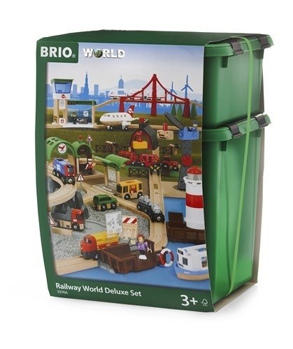 BRIO BRIO World Zestaw Kolejki Drewnianej Delux BRIO BRIO World Zestaw Kolejki Drewnianej Delux
