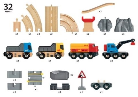 BRIO BRIO World Zestaw Kolejowy Kamieniołom BRIO BRIO World Zestaw Kolejowy Kamieniołom