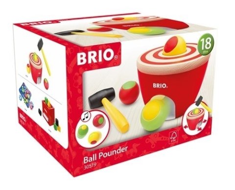 BRIO BRIO Zabawka Zręcznościowa Wbijanie Kulek BRIO BRIO Zabawka Zręcznościowa Wbijanie Kulek