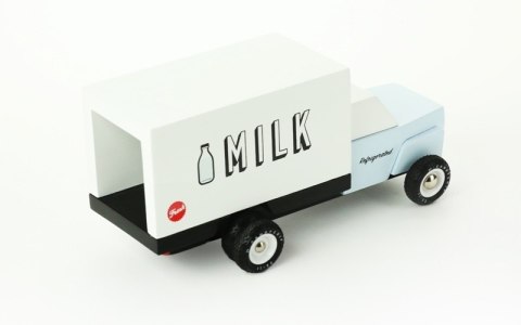 Candylab Candylab Samochód Drewniany Milk Truck Candylab Candylab Samochód Drewniany Milk Truck