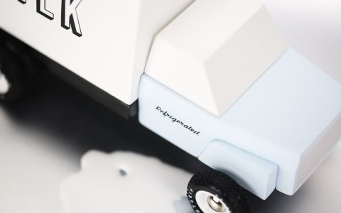 Candylab Candylab Samochód Drewniany Milk Truck Candylab Candylab Samochód Drewniany Milk Truck