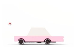 Candylab Candylab Samochód Drewniany Sedan Pink