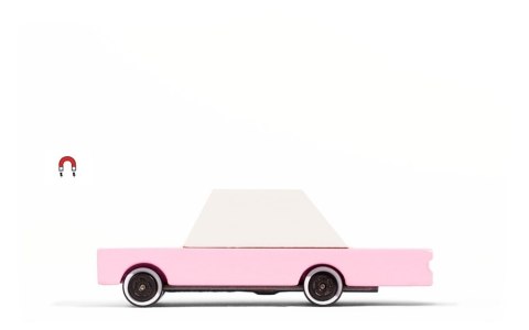 Candylab Candylab Samochód Drewniany Sedan Pink Candylab Candylab Samochód Drewniany Sedan Pink