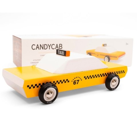 Candylab Candylab Samochód Drewniany Taxi Cab Candylab Candylab Samochód Drewniany Taxi Cab