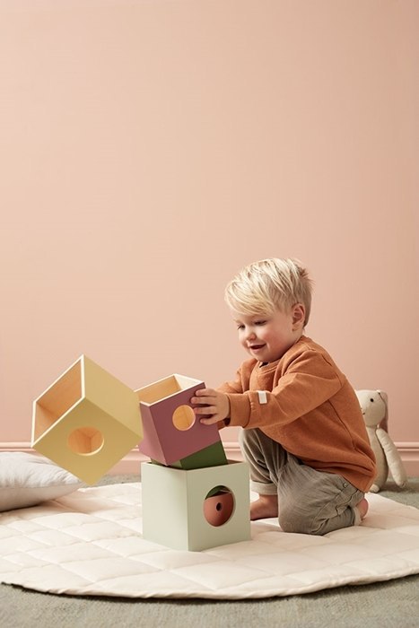 Kids Concept Kids Concept Drewniane Kostki do Układania Kids Concept Kids Concept Drewniane Kostki do Układania