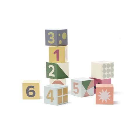 Kids Concept Kids Concept Edvin Klocki Drewniane 10szt Kids Concept Kids Concept Edvin Klocki Drewniane 10szt