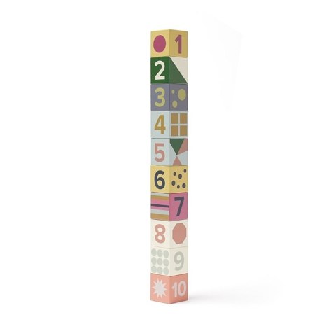 Kids Concept Kids Concept Edvin Klocki Drewniane 10szt Kids Concept Kids Concept Edvin Klocki Drewniane 10szt