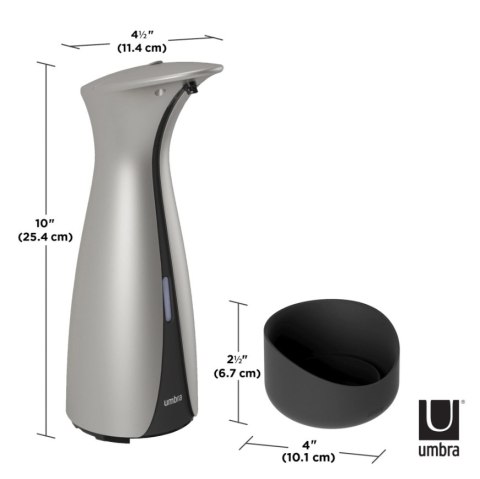 Umbra UMBRA dozownik do mydła OTTO 250 ml niklowany Umbra UMBRA dozownik do mydła OTTO 250 ml niklowany