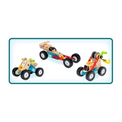 BRIO BRIO Builder Zestaw z Silniczkiem Pull Back 67 el. BRIO BRIO Builder Zestaw z Silniczkiem Pull Back 67 el.