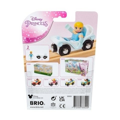 BRIO BRIO Disney Princess Królewna Kopciuszek z Wagonikiem BRIO BRIO Disney Princess Królewna Kopciuszek z Wagonikiem