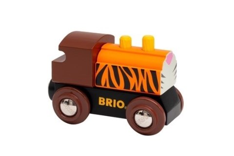 BRIO BRIO Drewniana Lokomotywa Tygrys